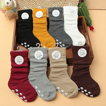 2 pairs of Korean tide children socks fall winter children socks baby cotton socks boys and girls high socks