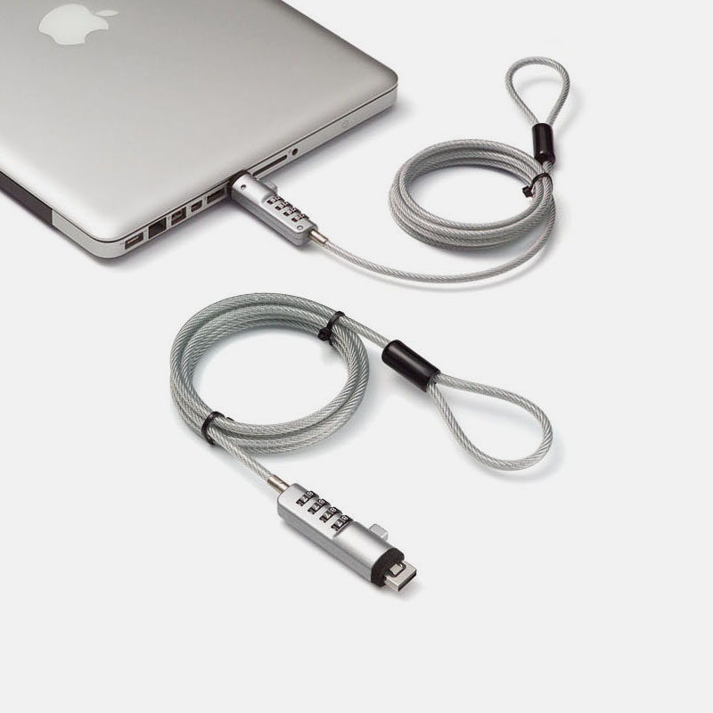 Laptop burglar-proof USB port burglar-proof anti-lose lock computer USB coded lock