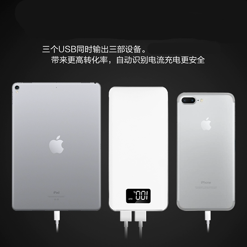 [Pattern] LOGO tùy chỉnh quà tặng dung lượng cao có thể sạc lại kho báu M20000 mAh cầm tay người phụ nữ quyền lực điện thoại di động - Ngân hàng điện thoại di động