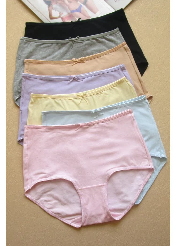 4 con bướm Anfen đồ lót nữ cao eo eo túi đeo hông bông boxer gợi cảm hộp quà tặng kích thước lớn mẹ - Bộ quà tặng quần xì lót