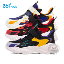 361 boy shoes children light sneakers 2022 spring new CUHK fairground breathable non-slip running shoes