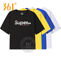 361-degree womens dress 2020 Summer new loose sleeve hooded short sleeve T-shirt short sleeve T-shirt 361 Sport female short T
