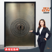 Zhejiang cast aluminum door villa door double-door home self-built house farm rural courtyard door son-in-house security door