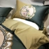 60 bộ chăn ga gối cotton dài bốn tấm trải giường bằng vải bông phủ chăn Trung Quốc mới 1,5 1,8m - Bộ đồ giường bốn mảnh
