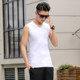 ຊາວຫນຸ່ມ Summer Thin Extra Long Men's Sweat Vest Blue Whale Modal Casual Fashion Solid Color Pullover No Ironing 2010