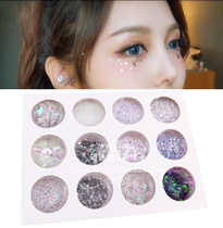 lolita bright 12 box of soft sister Meng red eyes with nail flash pearl drill shell suit