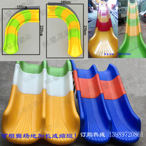 Customized indoor and outdoor splicing slide slide slide Amusement Park facilities kindergarten children large plastic curved slide slide