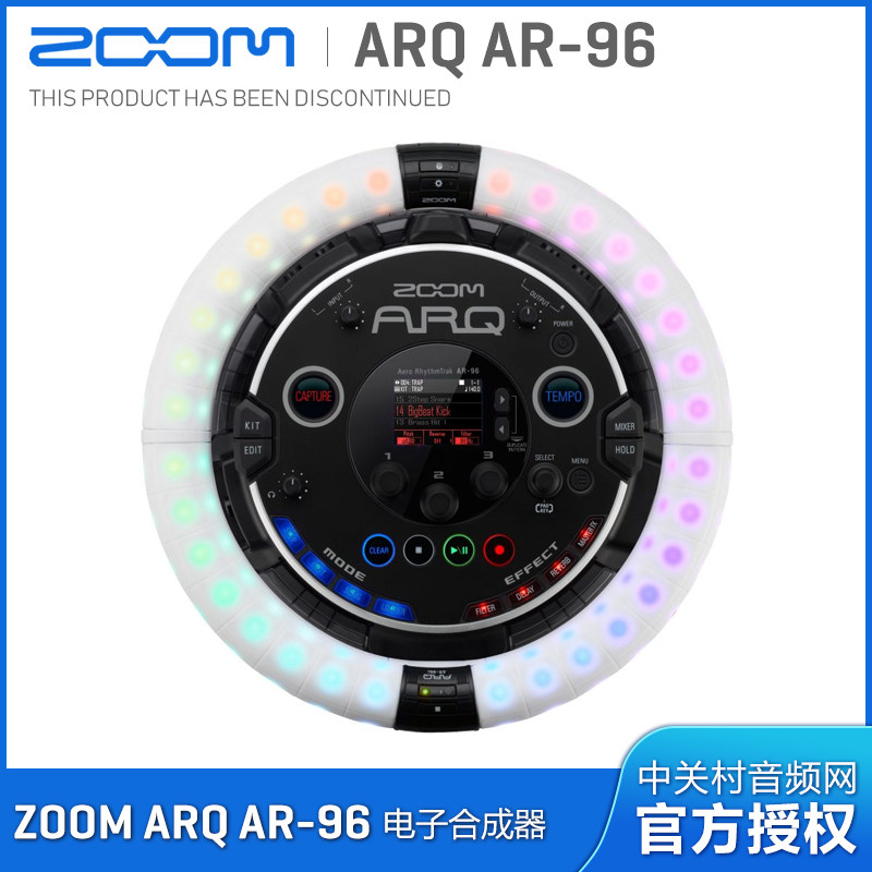 ZOOM ARQ AR-96 ELECTRONIC SYNTHESIZER DRUM MACHINE DJ STRIKE PAD INDEPENDENT OPERATION