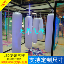Hot pin LED inflatable hanging luminous sandbag Pillar Children Paradise Interactive Touch Beat color changing luminous stick