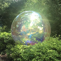 Large Mall Atrium Hanging Beauty Chen Magic Color Gas Model Dazzling PVC Inflatable Mirror Laser Reflective Ball Customized