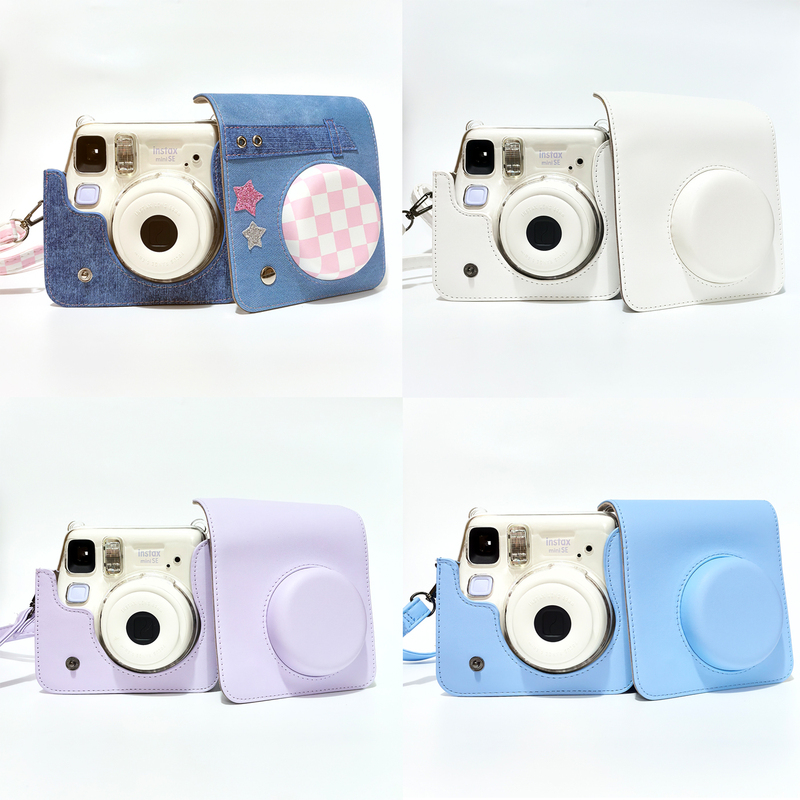 Suitable for Fujifilm Instant Camera Bags Mini Se/7+/7C/7S, Protective Case with Detachable Shoulder Strap and Storage Bag Suitable for Fujifilm Instant Camera Bags Mini Se/7+/7C/7S, Protective Case with Detachable Shoulder Strap and Storage Bag