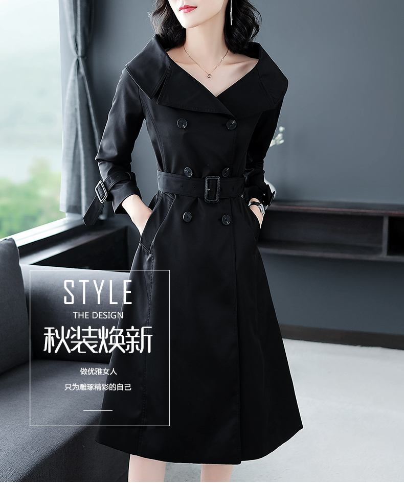 Trench pour femme CYANINE MER      en Polyester en Polyester - Ref 3227673 Image 7
