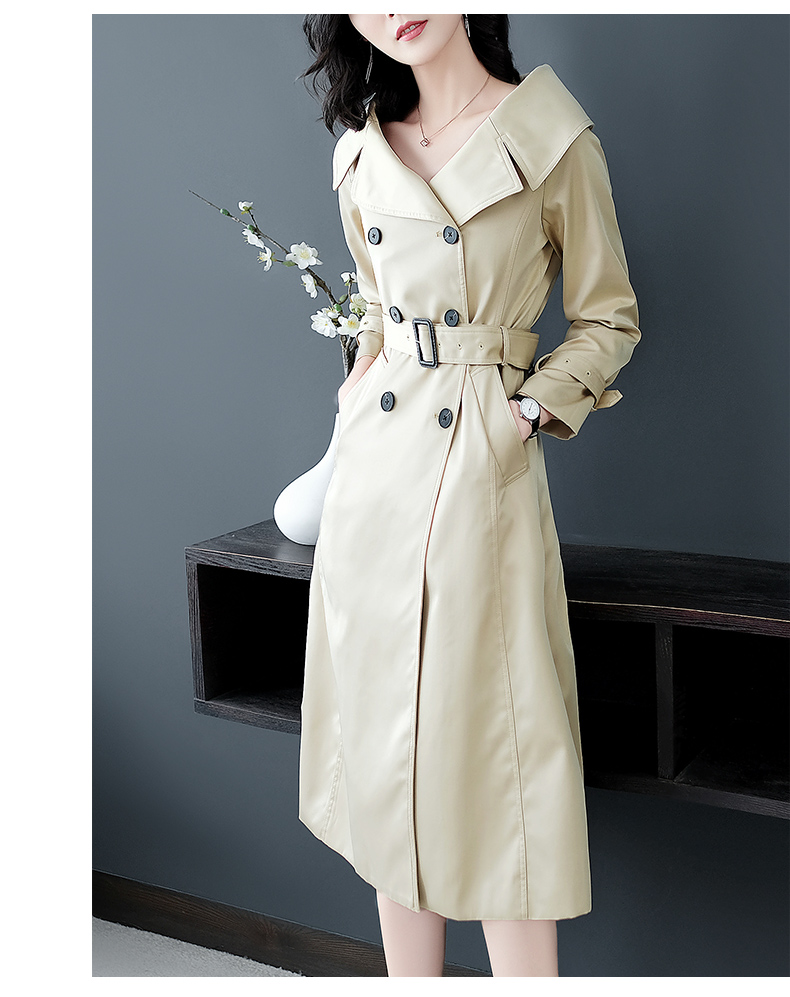 Trench pour femme CYANINE MER      en Polyester en Polyester - Ref 3227673 Image 21