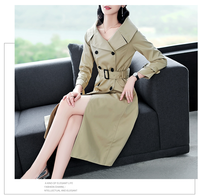 Trench pour femme CYANINE MER      en Polyester en Polyester - Ref 3227673 Image 18