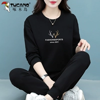 Черный флисовый комплект