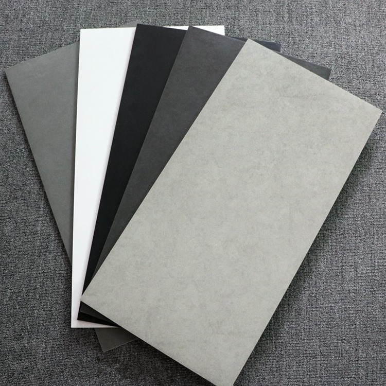 Black and white gray all-ceramic antique brick wall brick 300X600 kitchen balcony dressing room balcony matte non-slip floor tile