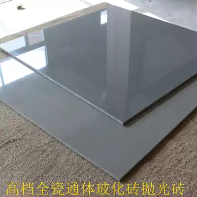 Foshan ceramic tile floor tiles 800X800 living room floor tiles pure gray brick vitreous polished tiles wear resistant tiles