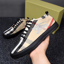 European Station Grand-Shoes Soft Bottom Breathable Casual Shoes One Foot Pedal Sloth Cloth Shoes Thin Plate Shoes Embroidered Tide Shoes Man