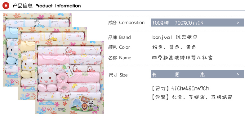 Coffret cadeau pour nouveau-né - Kit d accessoires BB001 - Ref 1978487 Image 46