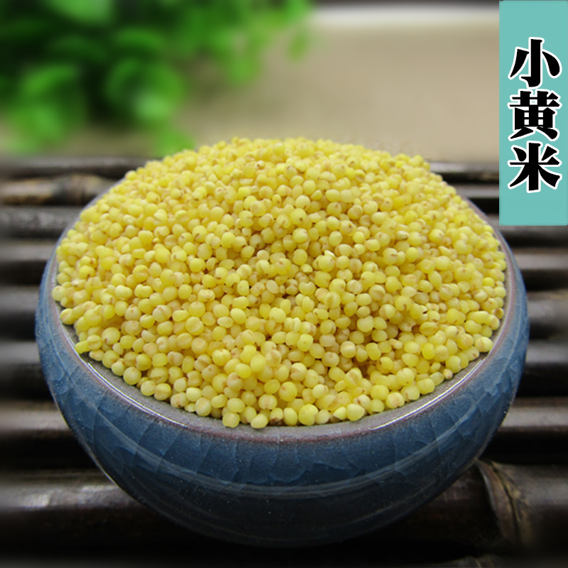 Farmhouse small yellow rice yellow millet moon rice rice baby rice 5 grain cereals 500 gr full amount