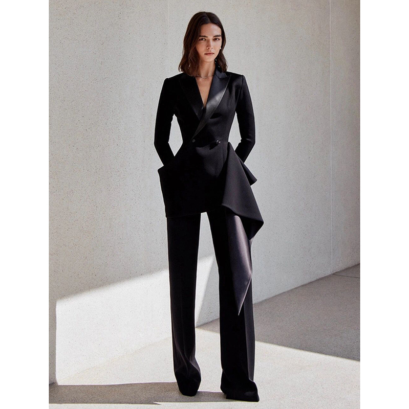 Thai Trendy Brand Women's Spring and Autumn New High-End Elegant and Sophisticated Dress Banquet Suit with Trousers
