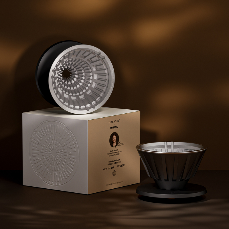 Taimo X Matt Collaboration V-Shaped Filter Cup Pour-Over Coffee Maker Household Appliance Metal Ice Pupil Filter Cup Taimo X Matt Collaboration V-Shaped Filter Cup Pour-Over Coffee Maker Household Appliance Metal Ice Pupil Filter Cup