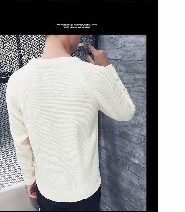Áo len nam mùa thu cổ tròn Hàn Quốc áo len cao cổ Áo len mùa đông Áo len nam học sinh dày shop thời trang nam