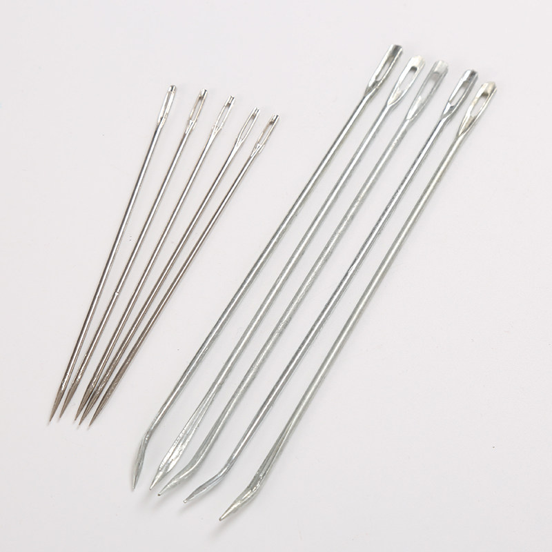 High-quality large needle steel needle large household hand sewing needle lengthened sewing quilt needle 10cm leather needle hand needle