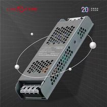 Open 24V Black Diamond switching power supply 60w100w200w300w400w aluminium trough lamp linear lamp with drive