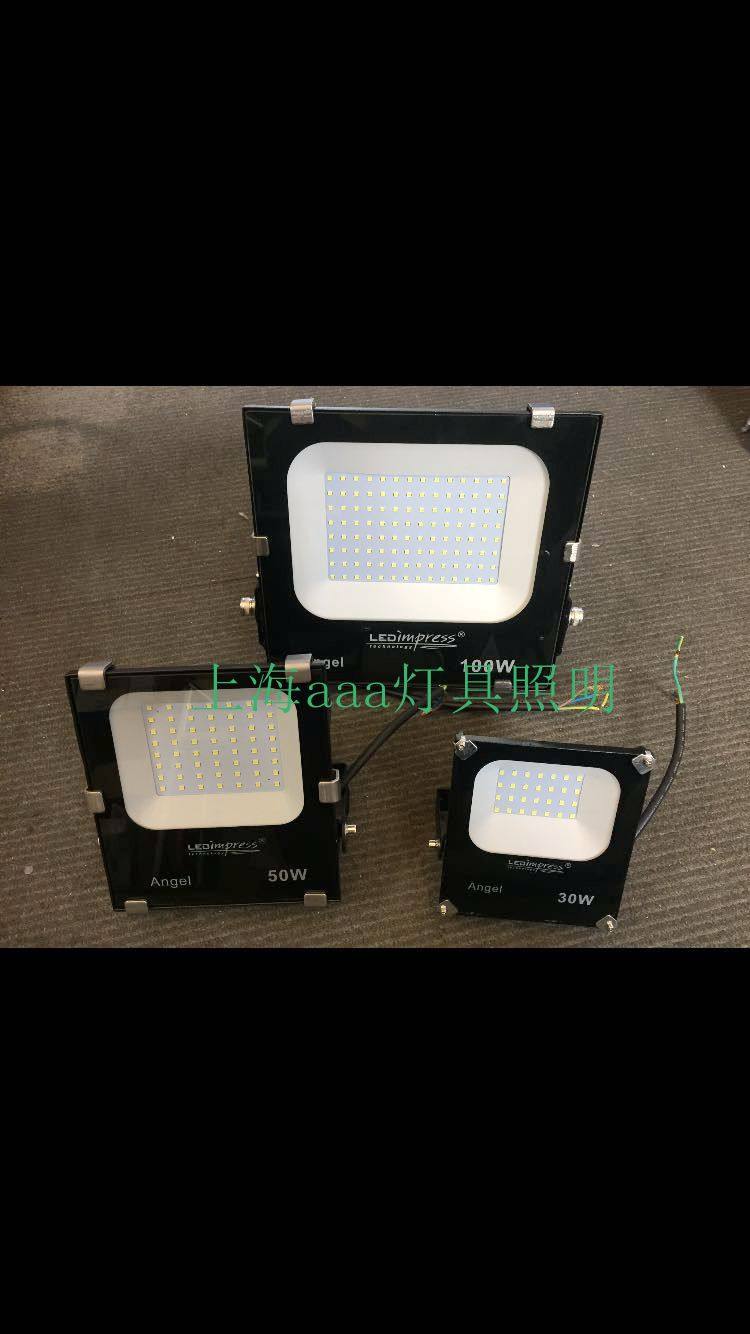 Insprey Led Black Angel Series Throw Light 30W50W100W Outdoor Waterproof Sign External Wall Floodlight