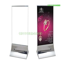 Hotel sales poster stand vertical tempered glass Billboard exhibition sign mall display board