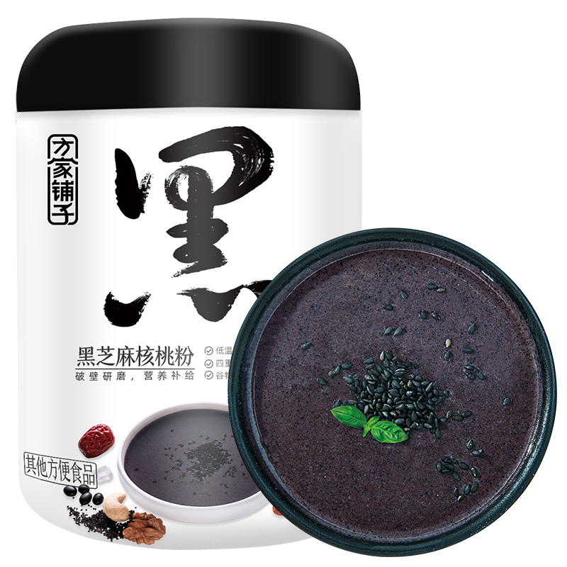 福建老字号 方家铺子 黑芝麻核桃粉 500g 天猫优惠券折后￥29.9包邮（￥59.9-30）