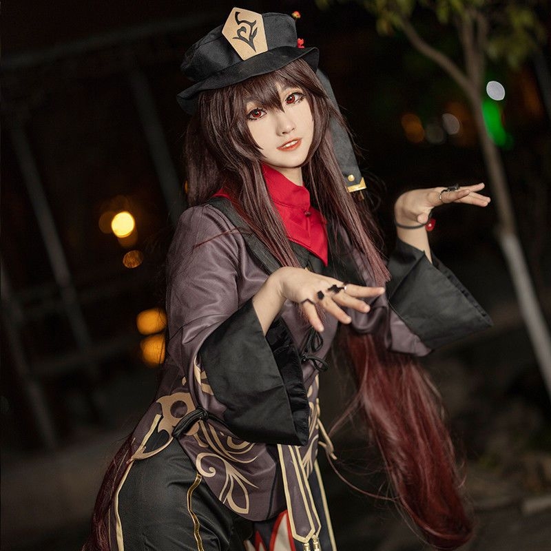 Yuanshen cos clothing walnut cos game suit cospaly clothing full set of walnut cheongsam c clothing cute men and women