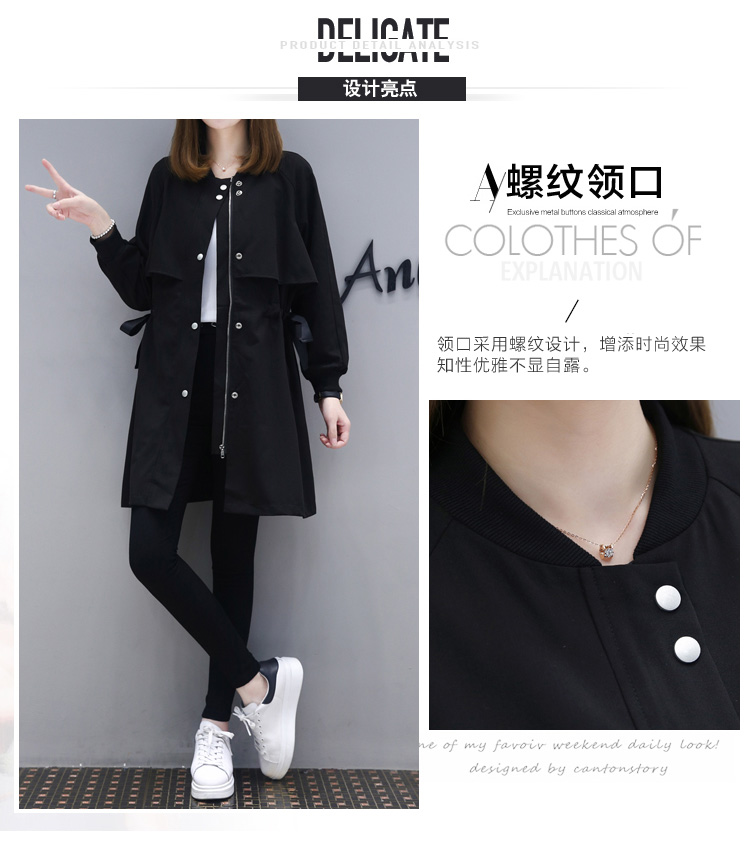 Trench pour femme en Coton en Coton - Ref 3225774 Image 11