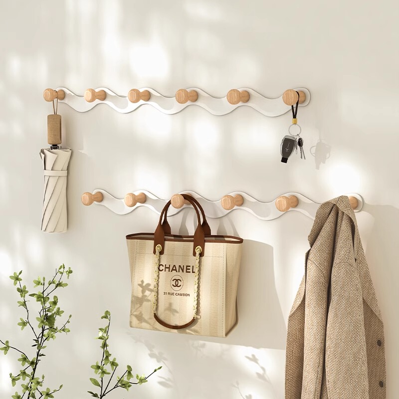 High-End Wall-Mounted Hooks for Beauty Salons to Hang Clothes and Accessories