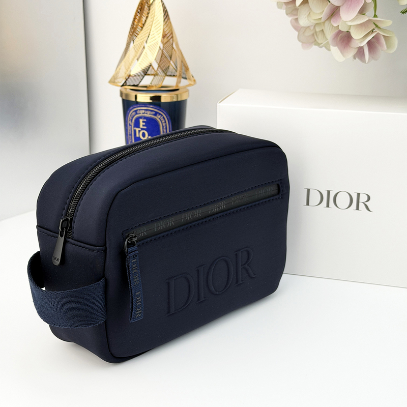 In Stock, Genuine Product from the Official Store, Dior Sauvage Makeup Bag, Large Capacity Toiletry Bag, Exquisite Travel Storage Bag