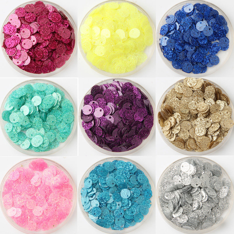 Flash bright sheet 6mm side holes bright sheet 400 pieces left and right bead sheet clothing accessories dance dress wedding dress