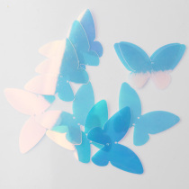 Butterfly Sequin Golden Light Sequin Pearl Flake Wedding Dress Dress Dance Suit Accessories Accessories Accessories 45 * 60mm