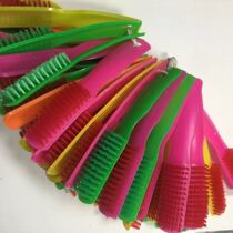 (10) Shoe brush multifunctional plastic cleaning brush long handle brush soft wool shoe brush