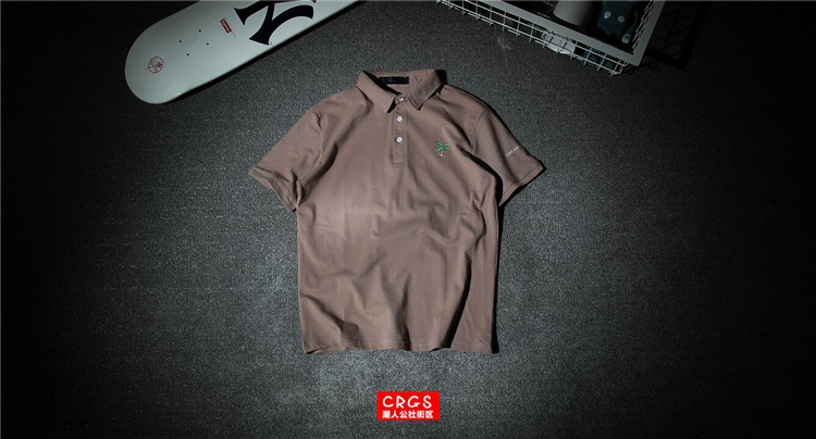 (Ưu đãi đặc biệt) Những người yêu thích mặc đồ Nhật Bản thương hiệu thủy triều retro in chữ Áo thun mỏng nam áo ngắn tay áo áo polo nam hàng hiệu