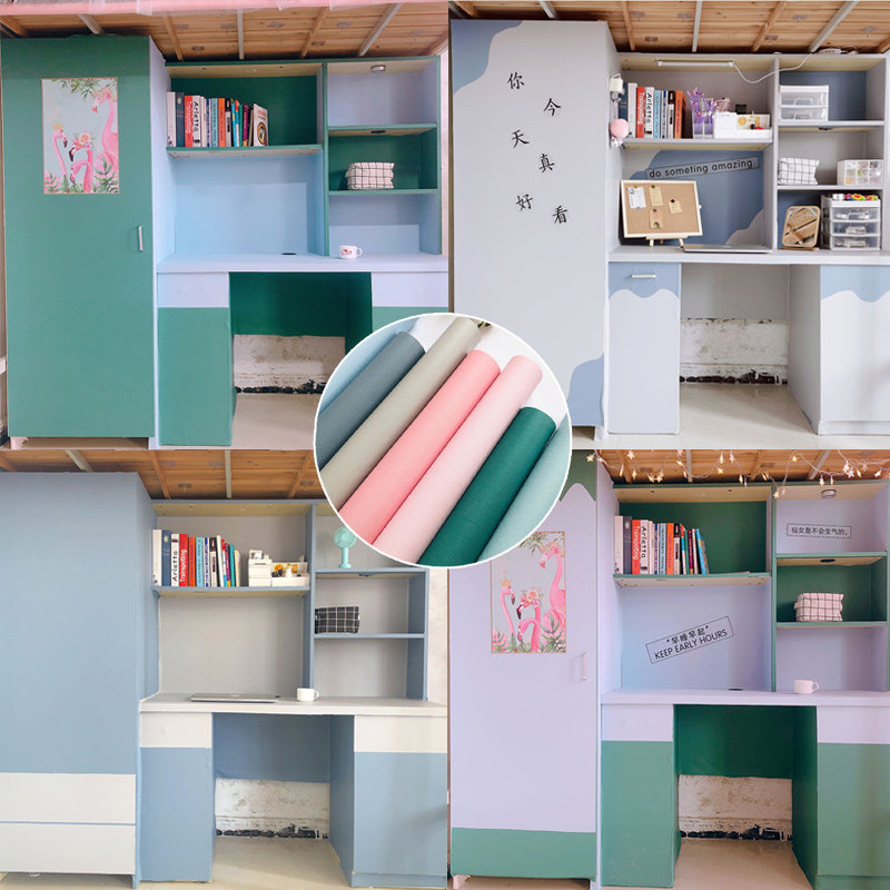 Morandi color wallpaper desktop sticker gray desk net red wallpaper Nordic university dormitory transformation good thing girl