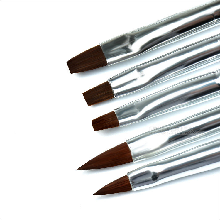 美甲水晶雕花笔3D水晶笔小画笔水晶粉光疗笔美甲笔刷彩胶延长工具