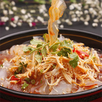 Authentic Northeast dry 150gX10 bags of cold salad ready-to-eat jelly skin powder wide powder crystal big skin