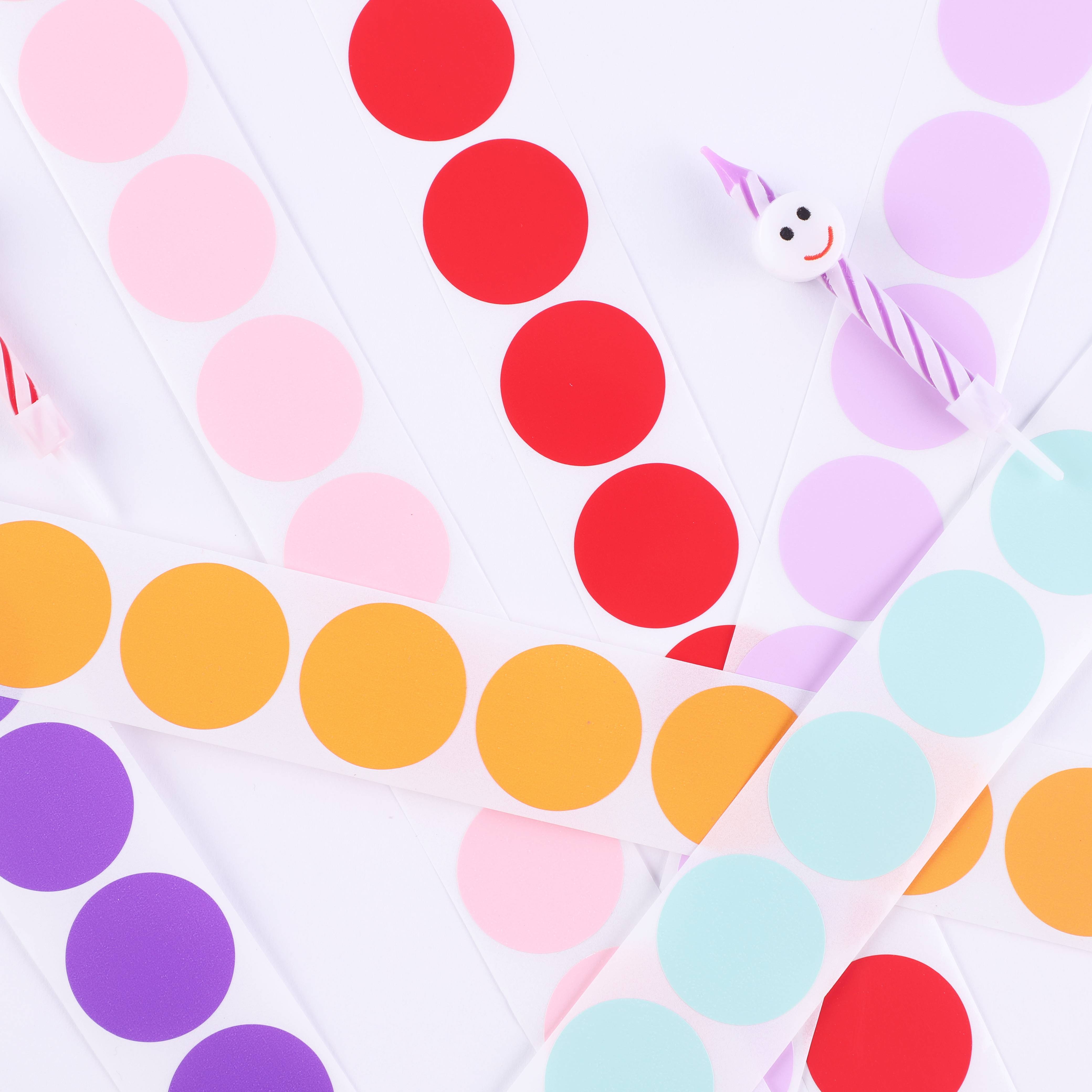 INS round color sealing stickers gift packaging decorative stickers