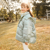 Next Music girls cotton clothing thickened in 2021 large childrens cotton cotton clothing tide