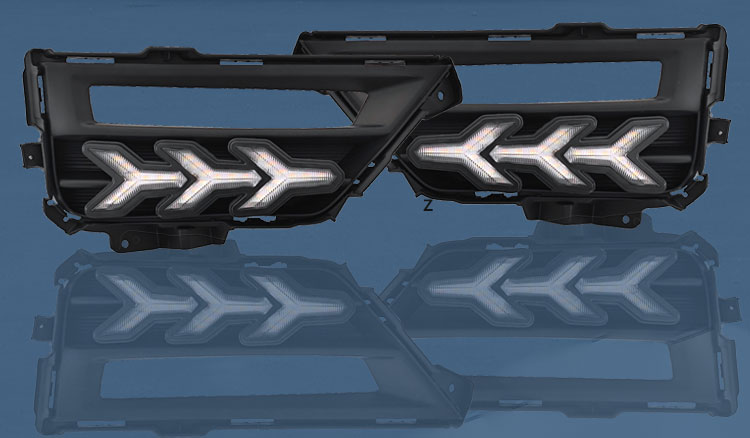 Suitable for 21-22 Honda Crv Daytime Running Light Modification, Special Led Daytime Running Lights, Front Fog Lights, Front Bumper Lights