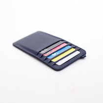 First layer cowhide card bag multi card bank card holder card holder men and women couple wallet cowhide leather large capacity