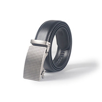 Junge leather cowhide automatic buckle belt belt belt belt for elderly middle-aged young men alloy buckle Joker