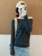 [Special Clearance] Off-The-Shoulder Knit Sweater for Women, New Autumn Style, Soft and Comfortable, Slim Fit, Short Style