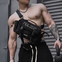 BLUESFL Backpack Mens Original Tide Brand Personality Sports Fitness Leisure Large Capacity Single Shoulder Crossing Bag running bag